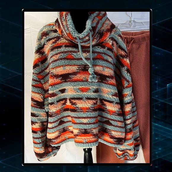 Wild Fable Sherpa Sweatshirt & Sweatpants Set 2X - Picture 2 of 8